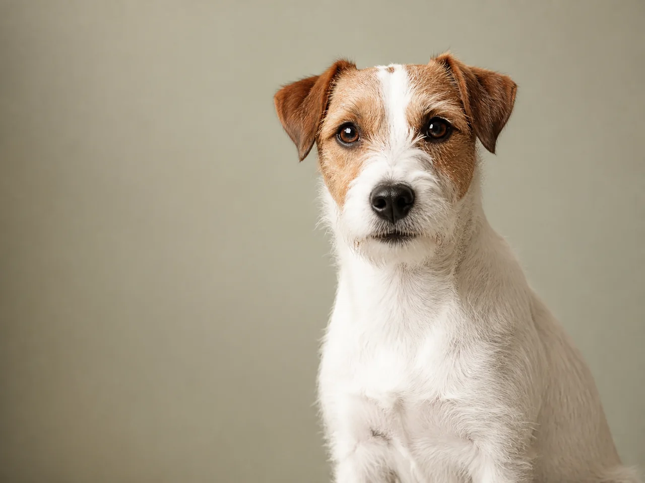 Healthy adult Parson Russell Terrier breed portrait